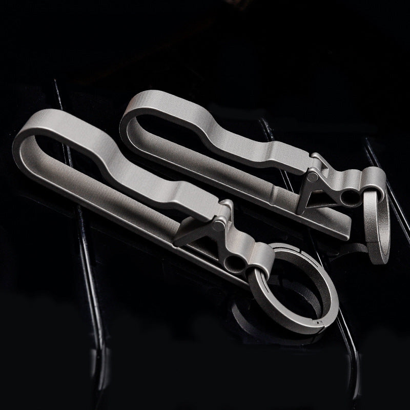 Men's Titanium Alloy Keychain - Lightweight & Strong Key Ring