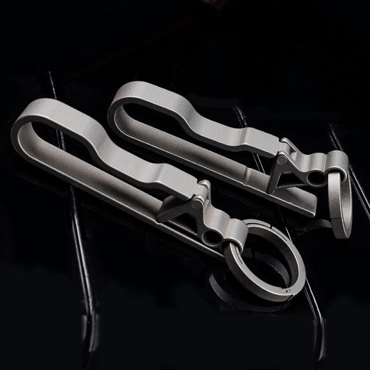 Men's Titanium Alloy Keychain - Lightweight & Strong Key Ring